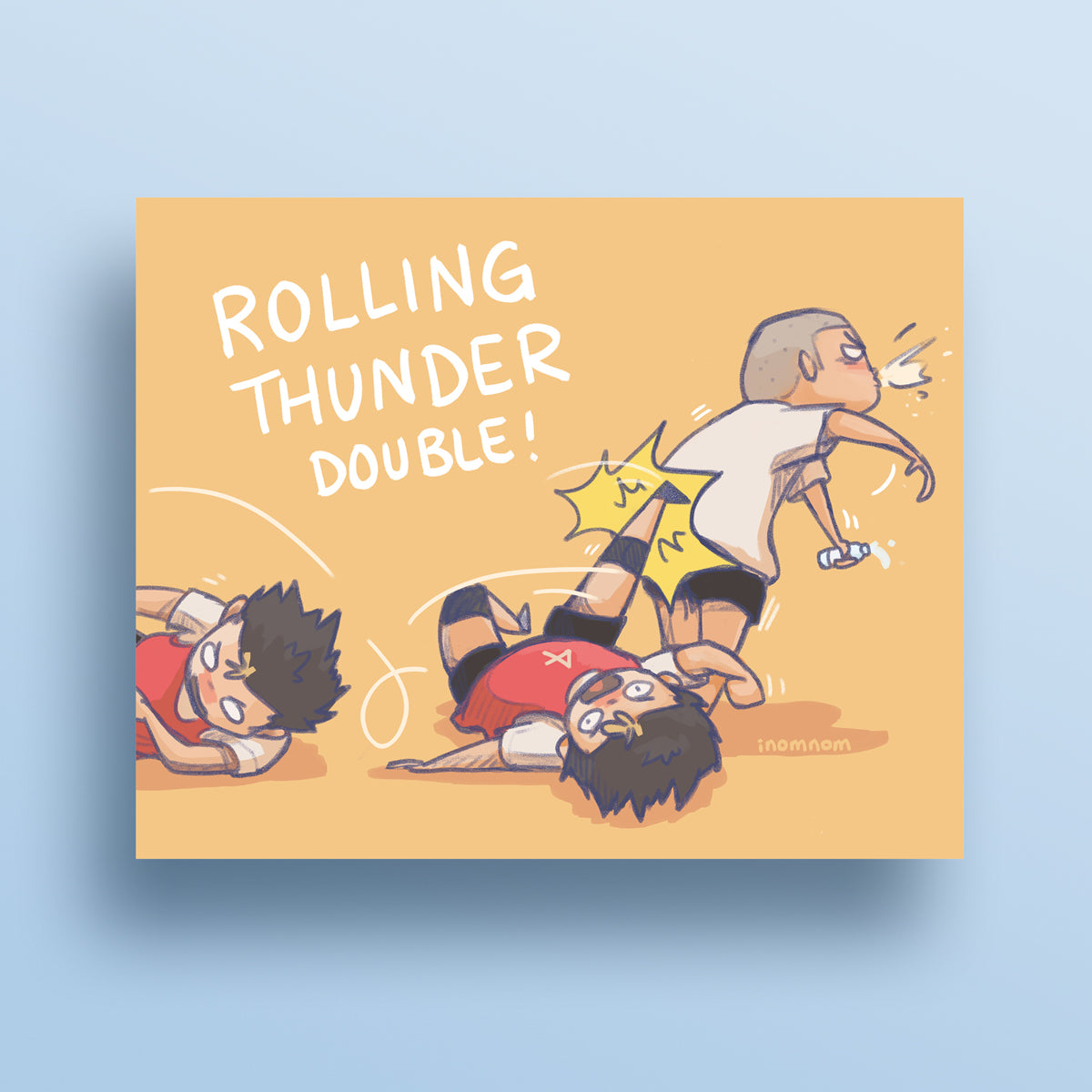 Rolling Thunder Double Art Print