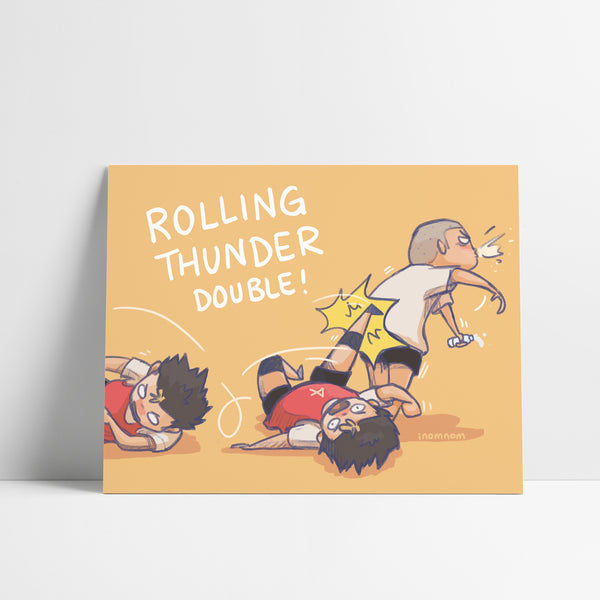 Rolling Thunder Double Art Print