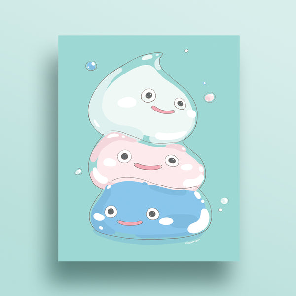 Slimes Art Print