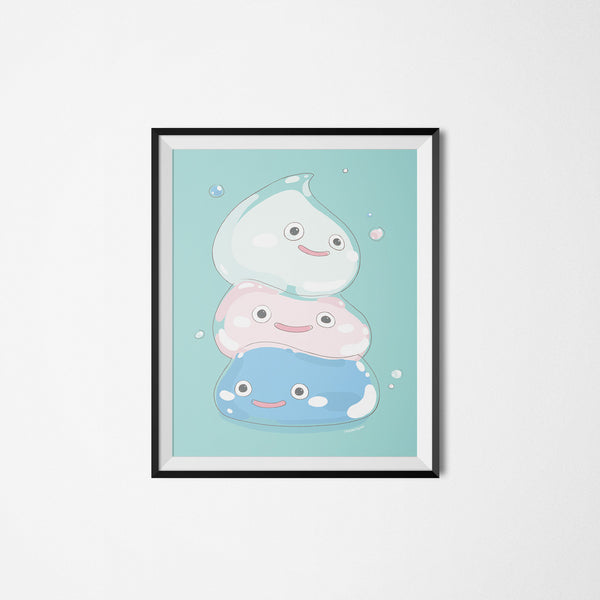 Slimes Art Print