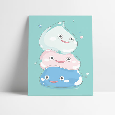 Slimes Art Print