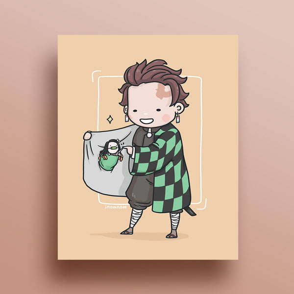 Smol Nezuko Art Print