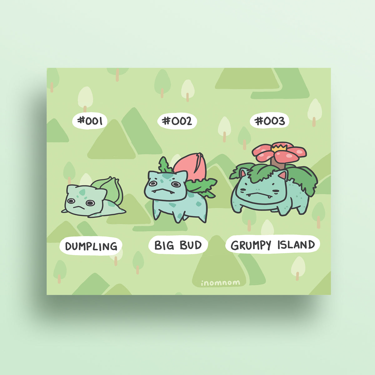 Starter Pokemon: Bulbasaur Art Print
