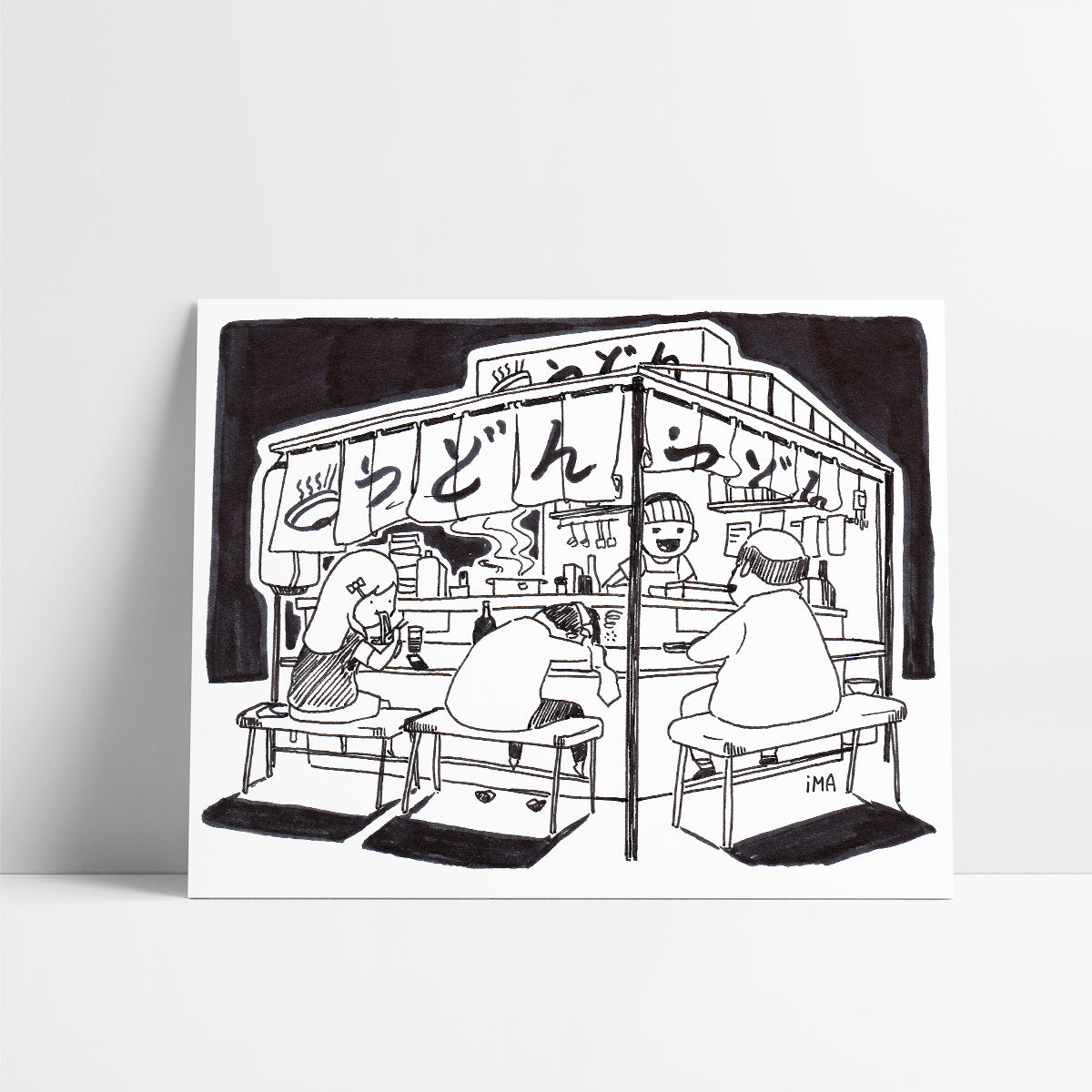 Udon Shop Ink Print