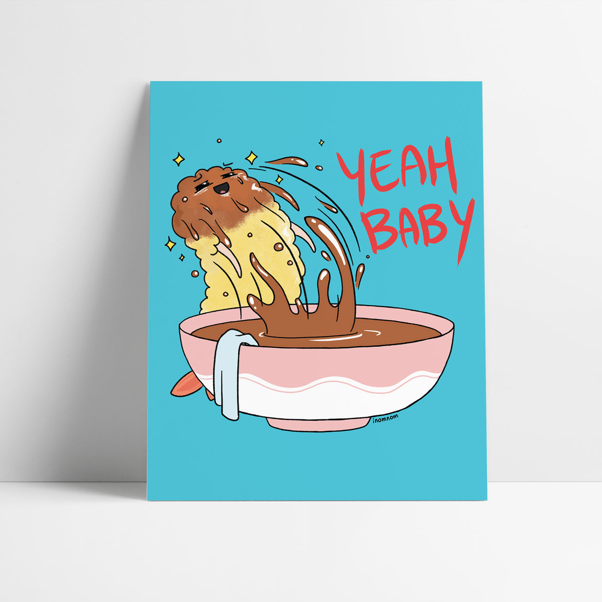 Yeah Baby! Tempura Art Print