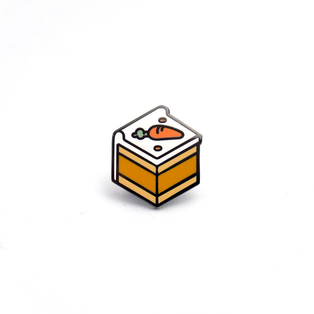 Carrot Cake Enamel Pin