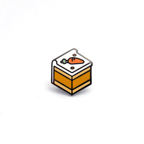 Carrot Cake Enamel Pin