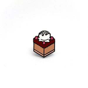 Choco Ice-Cream Cake Enamel Pin