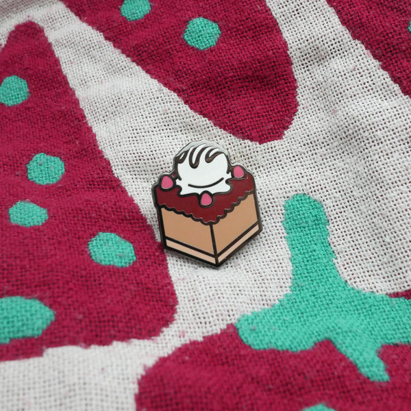 Choco Ice-Cream Cake Enamel Pin