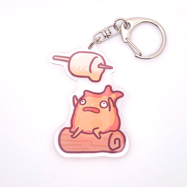 Calcifer Campfire Keychain