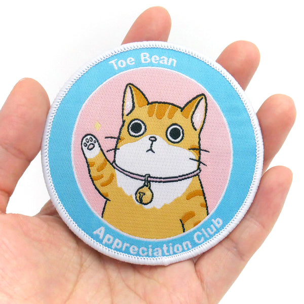 Toe Bean Appreciation Club: Cat Edition Iron-On Patch
