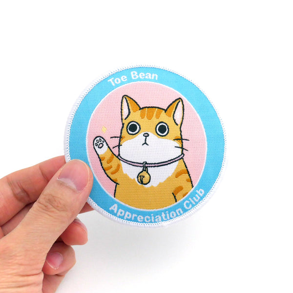 Toe Bean Appreciation Club: Cat Edition Iron-On Patch