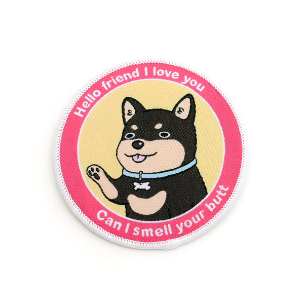 Smell Your Butt Dog Iron-On Patch