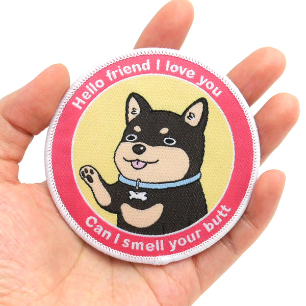 Smell Your Butt Dog Iron-On Patch