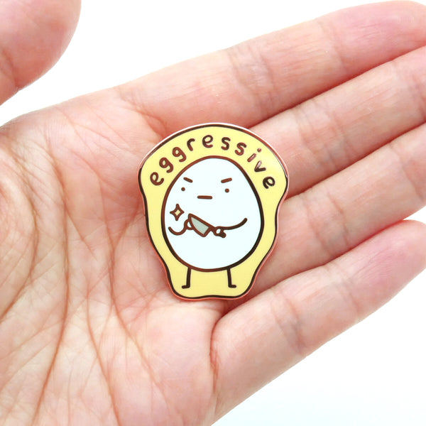Eggressive Enamel Pin
