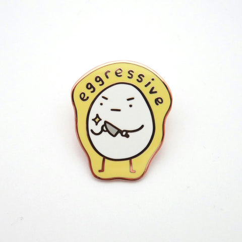 Eggressive Enamel Pin