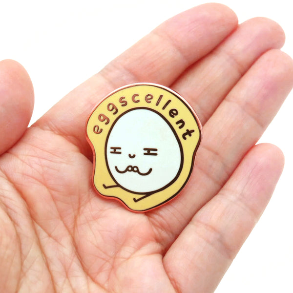 Eggscellent Enamel Pin