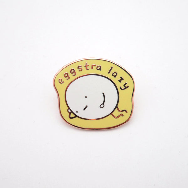 Eggstra Lazy Enamel Pin
