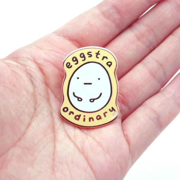 Eggstra Ordinary Enamel Pin