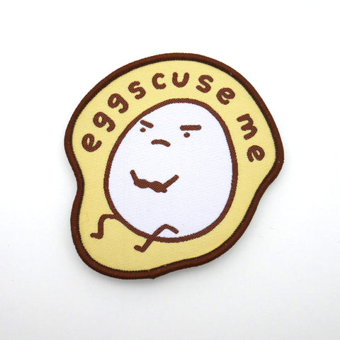 Eggscuse Me Iron-on Patch