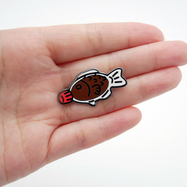 Shoyu Fish Bottle Enamel Pin