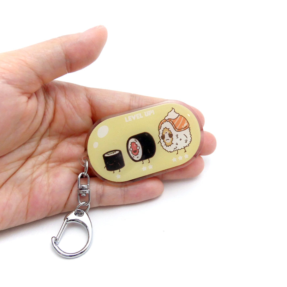 Food Evolution Sushi Acrylic Keychain