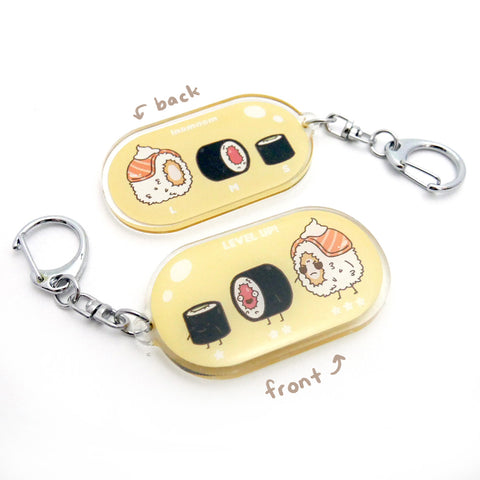 Food Evolution Sushi Acrylic Keychain