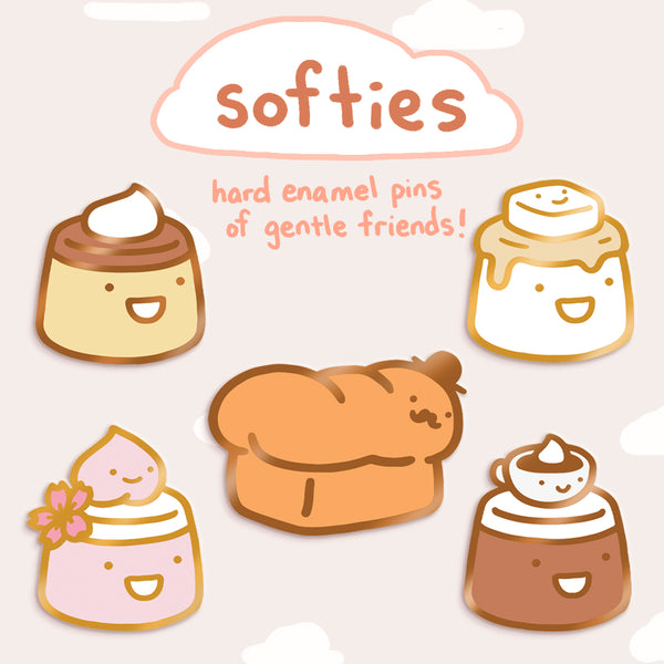Pre-order: Softies Enamel Pins