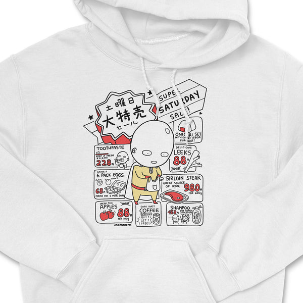 Saitama: Super Saturday Sale Hoodie