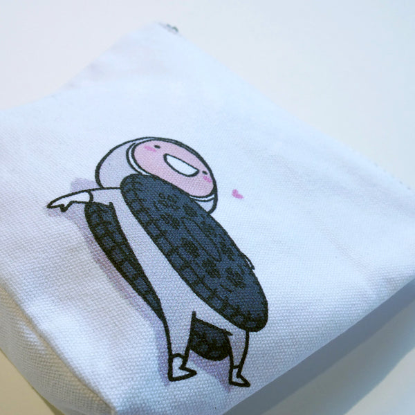 Oreo accessory canvas pouch
