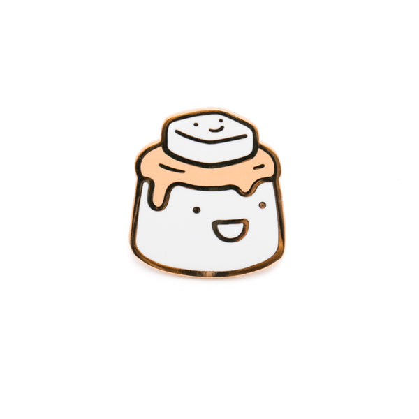 Milk Pudding Enamel Pin