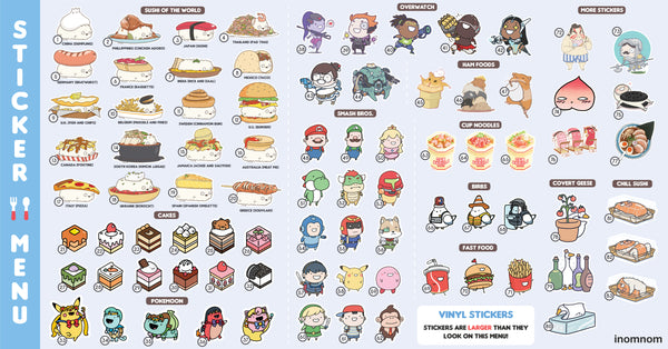 Vinyl Sticker Packs (Pick / Mystery)
